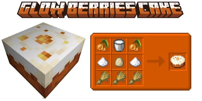 Крафт торта со светящимися ягодами