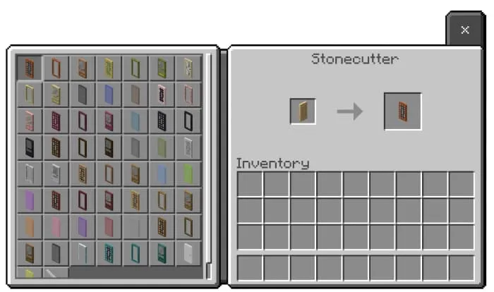 Варианты новых дверей в камнетесе