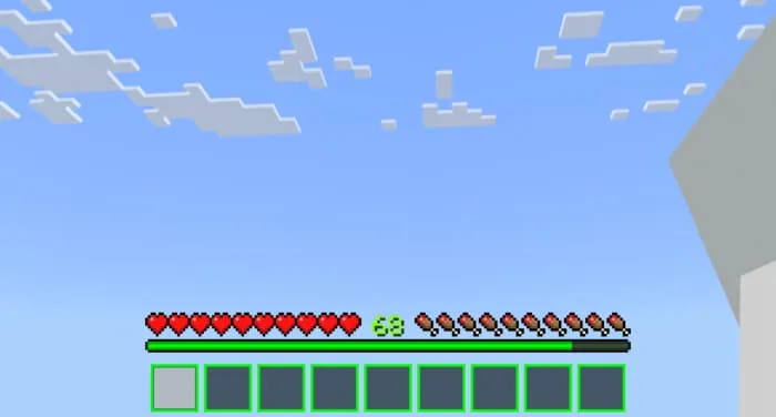 Зеленая панель быстрого доступа панель