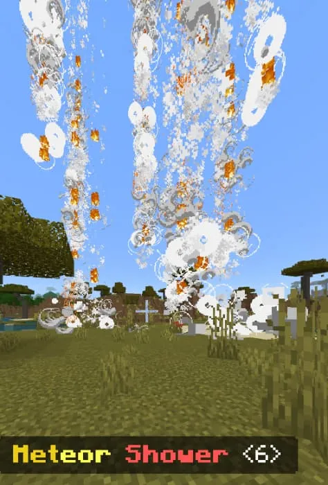 Метеориты в мире Майнкрафт