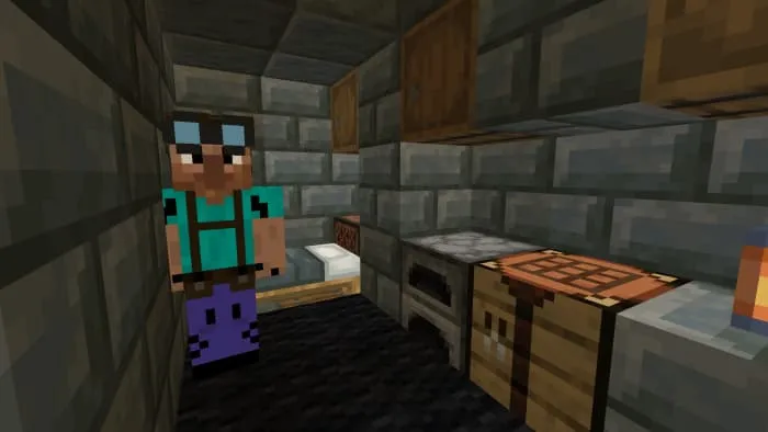 Бункер внутри и механик