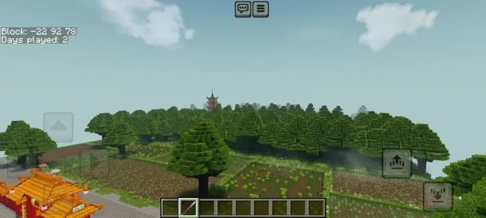 Башня с другого ракурса