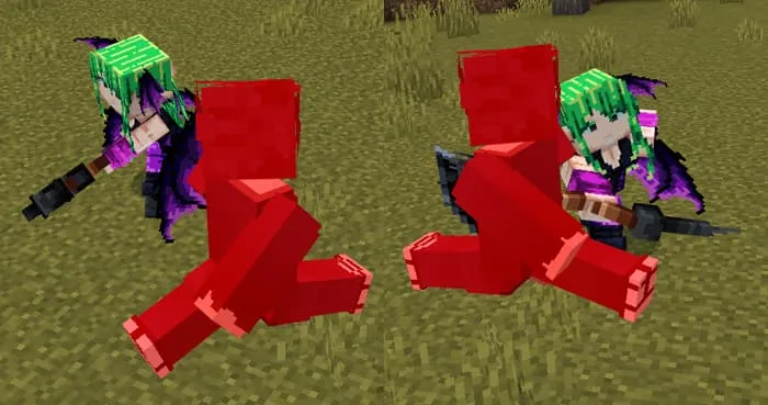 Две рубящие атаки суккуб