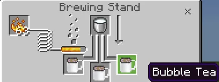 Крафт чая с пузырьками