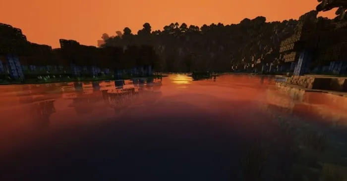 Отражения над водой