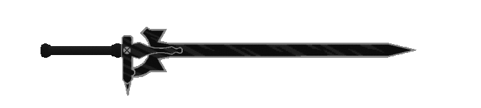 3D модель тёмного меча