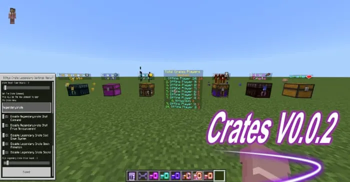 Варианты настраиваемых сундуков