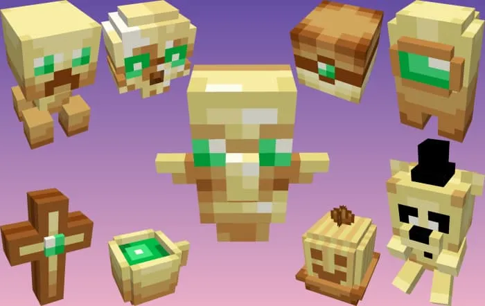 Варианты улучшенных тотемов