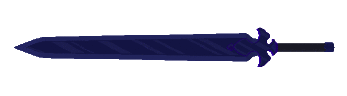 3D модель тёмно-фиолетового меча