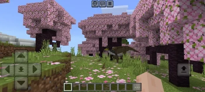 Динозавр в вишнёвом лесу