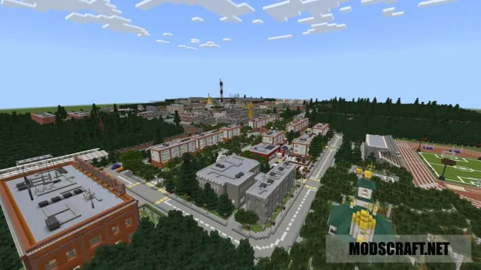 Город с птичьего полета