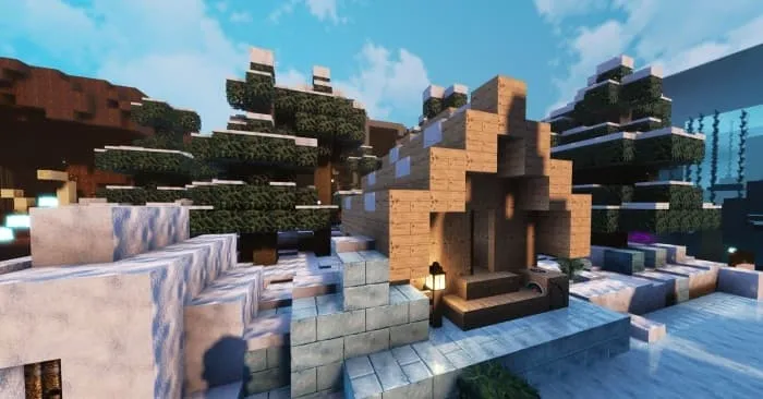 Освещение в зимнем биоме