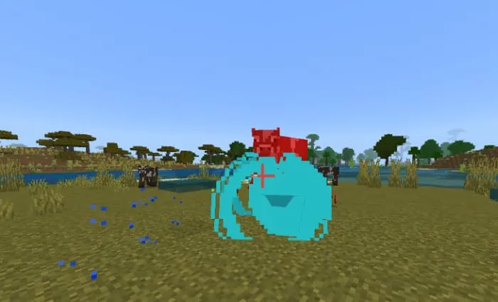 Моб атакован клинком