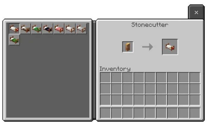 Пример создания кровати