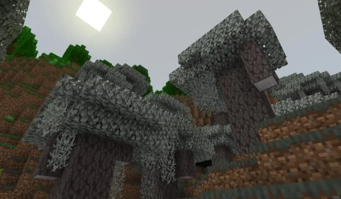 Скриншот биома Бледного сада