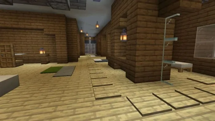 Стартовый дом внутри