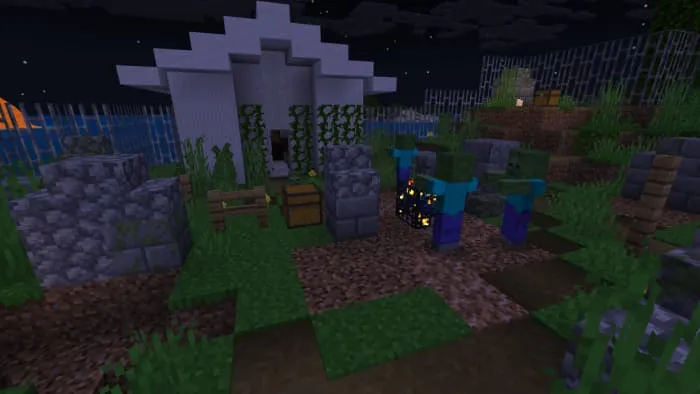 Кладбище ночью