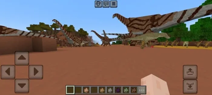 Динозавры в терракотовой пустыне