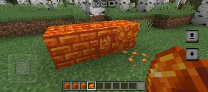 Resin blocks in Minecraft