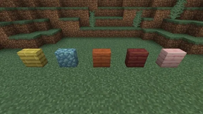 Вид вертикальных плит