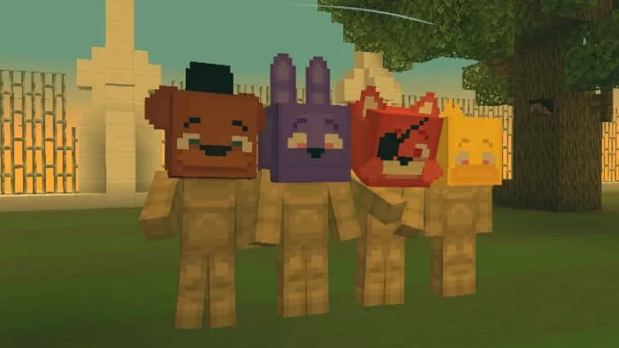 Маски персонажей из FNAF