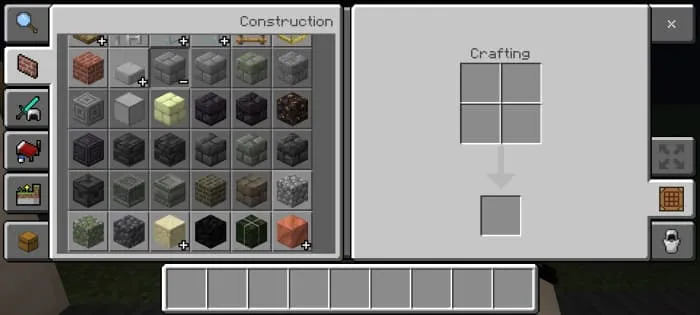 Новые каменные блоки