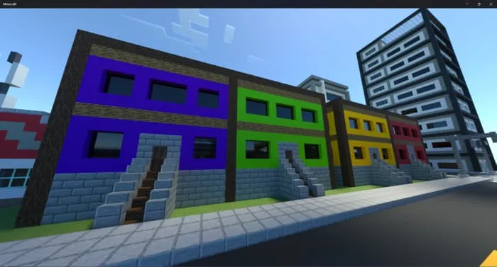 Разноцветные дома