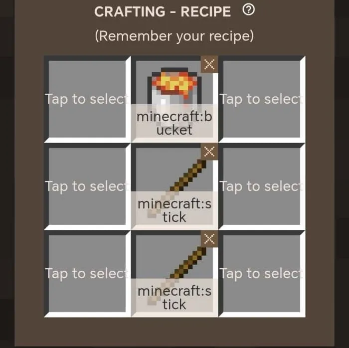 Крафт лавового меча