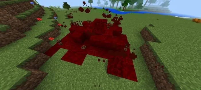 Зараженная роща с другого ракурса