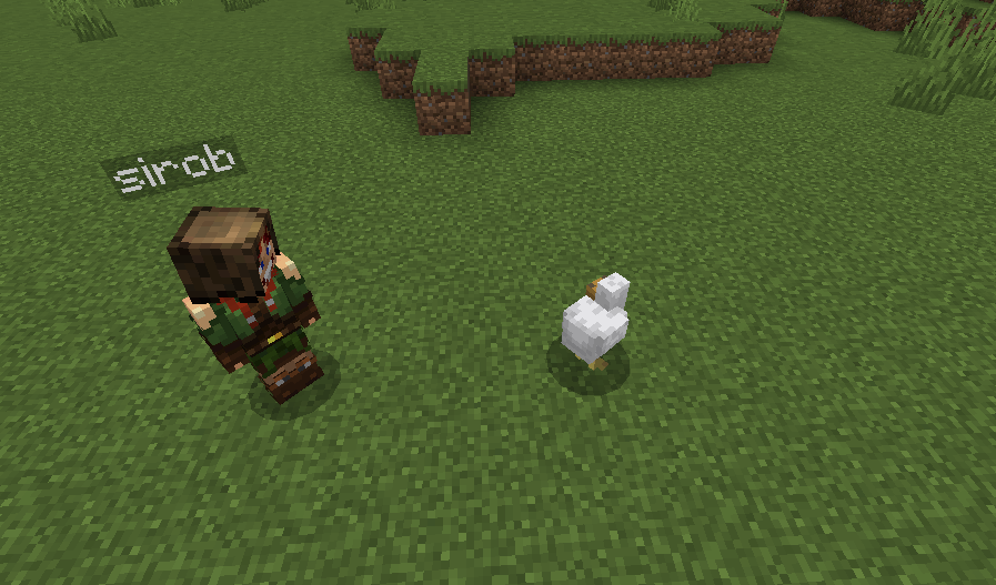 Взятие курицы в руки