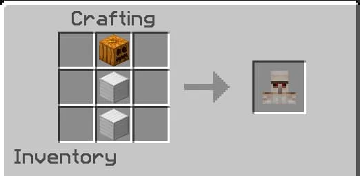 Крафт железного голема гвардии