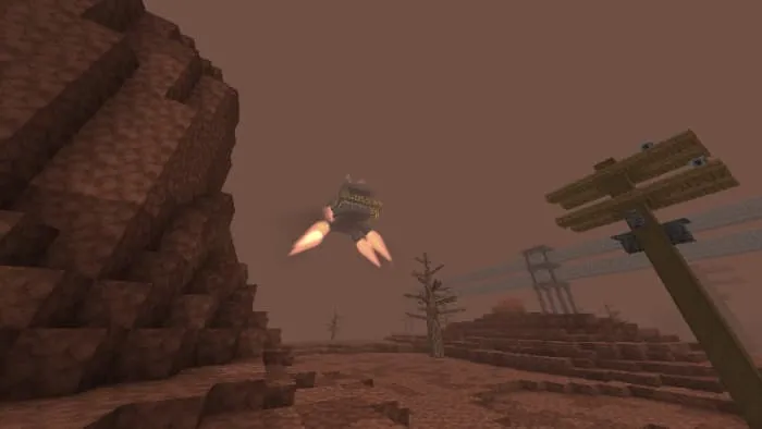 Космолёт приземляется на поверхность