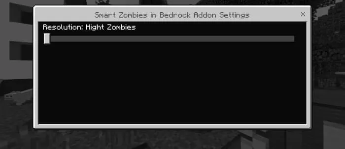 Другие настройки для зомби
