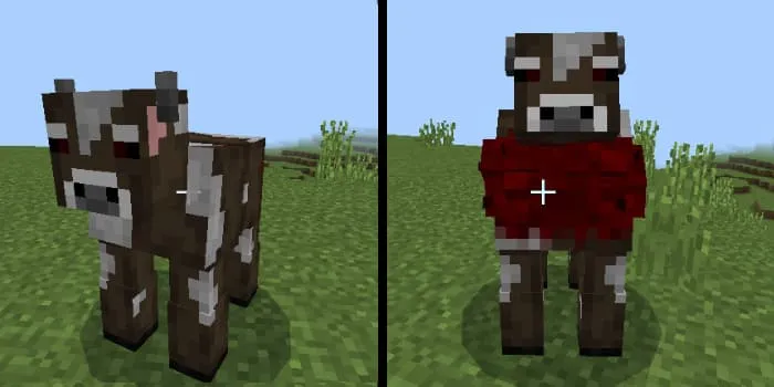 Варианты зараженной коровы