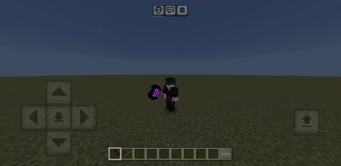 Булава космической гравитации в руке