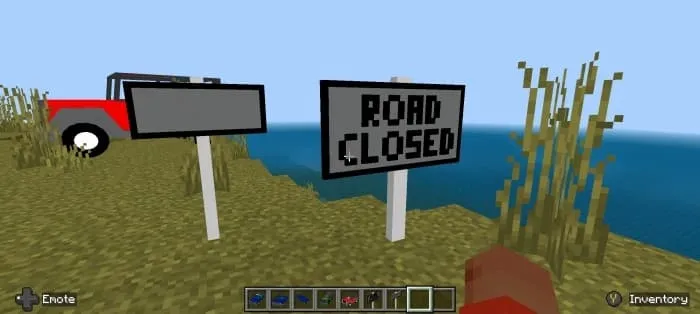 Дорожный закрытый знак