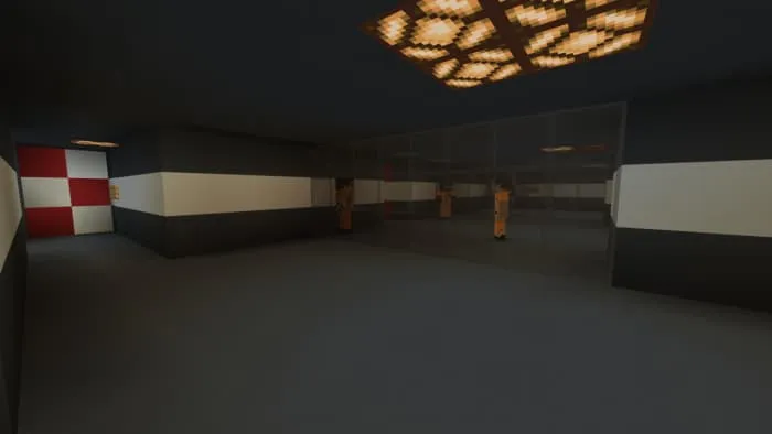 Коридоры зоны и тюремщики