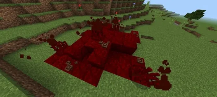 Структура зараженной рощи