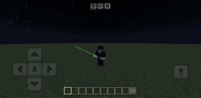 Катана духа тайфуна в руке