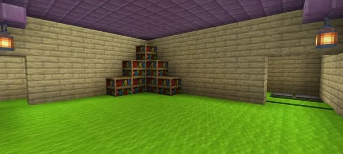 Локация из дерева и ковров для пряток