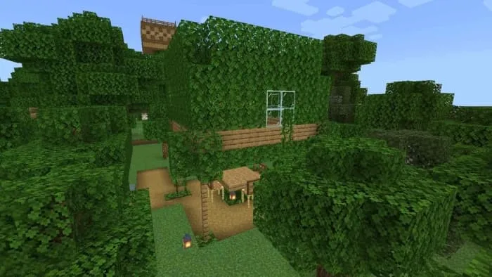 Дом из листвы