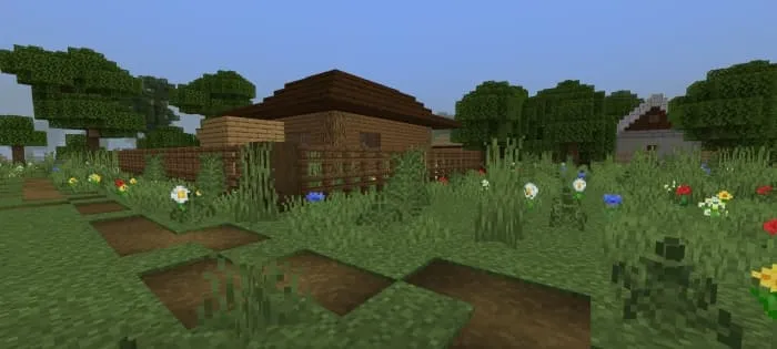 Тропинка к домикам