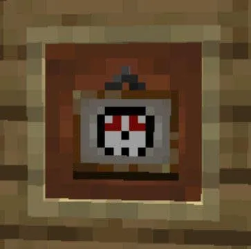 Картина с иконкой черепа