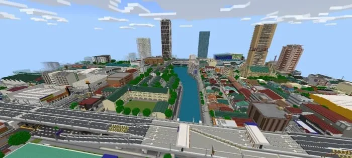 Главный мост города СМИ Махарлики