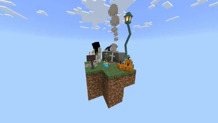 Маленький остров с котлом