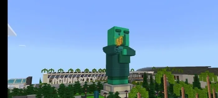 Статуя жителя