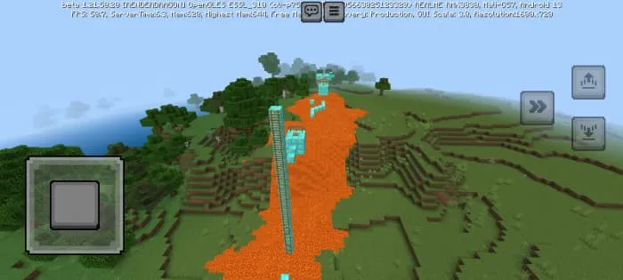 Паркур над лавой