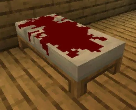 Жуткая белая кровать