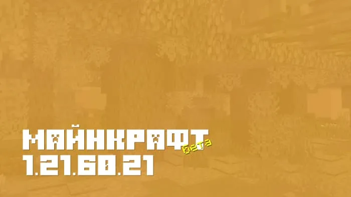 Майнкрафт ПЕ 1.21.60.21 [Бета версия]