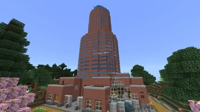 Огромная башня